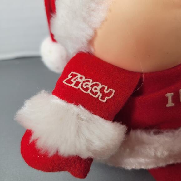 Ziggy Plush Toy Lot Santa “I Love You” & Miracles Purple Shirt 1998 - Picture 11 of 12